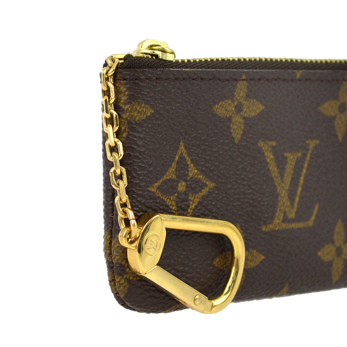 Louis Vuitton Monogram Pochette Cles Coin Purse Wallet