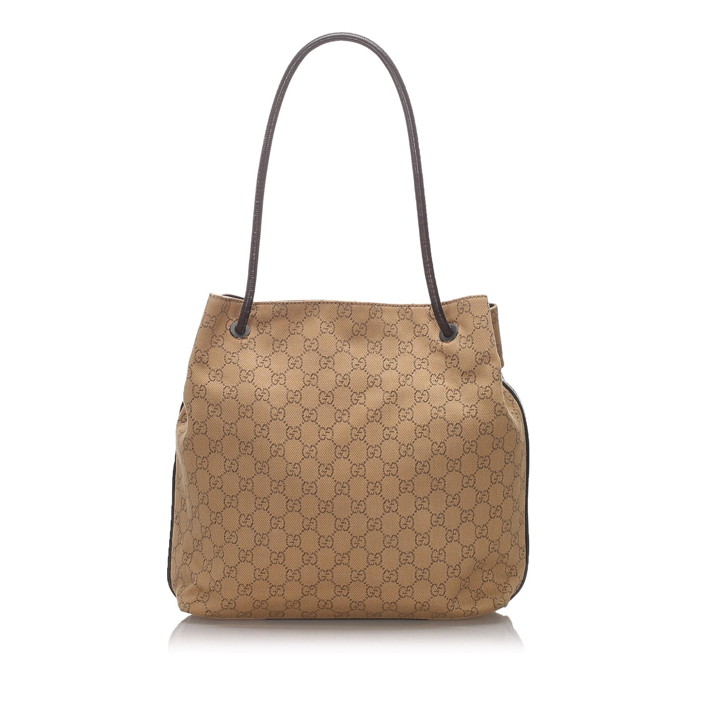Gucci Brown Light Canvas Fabric GG Gifford Tote Bag Italy | Studio Nafay