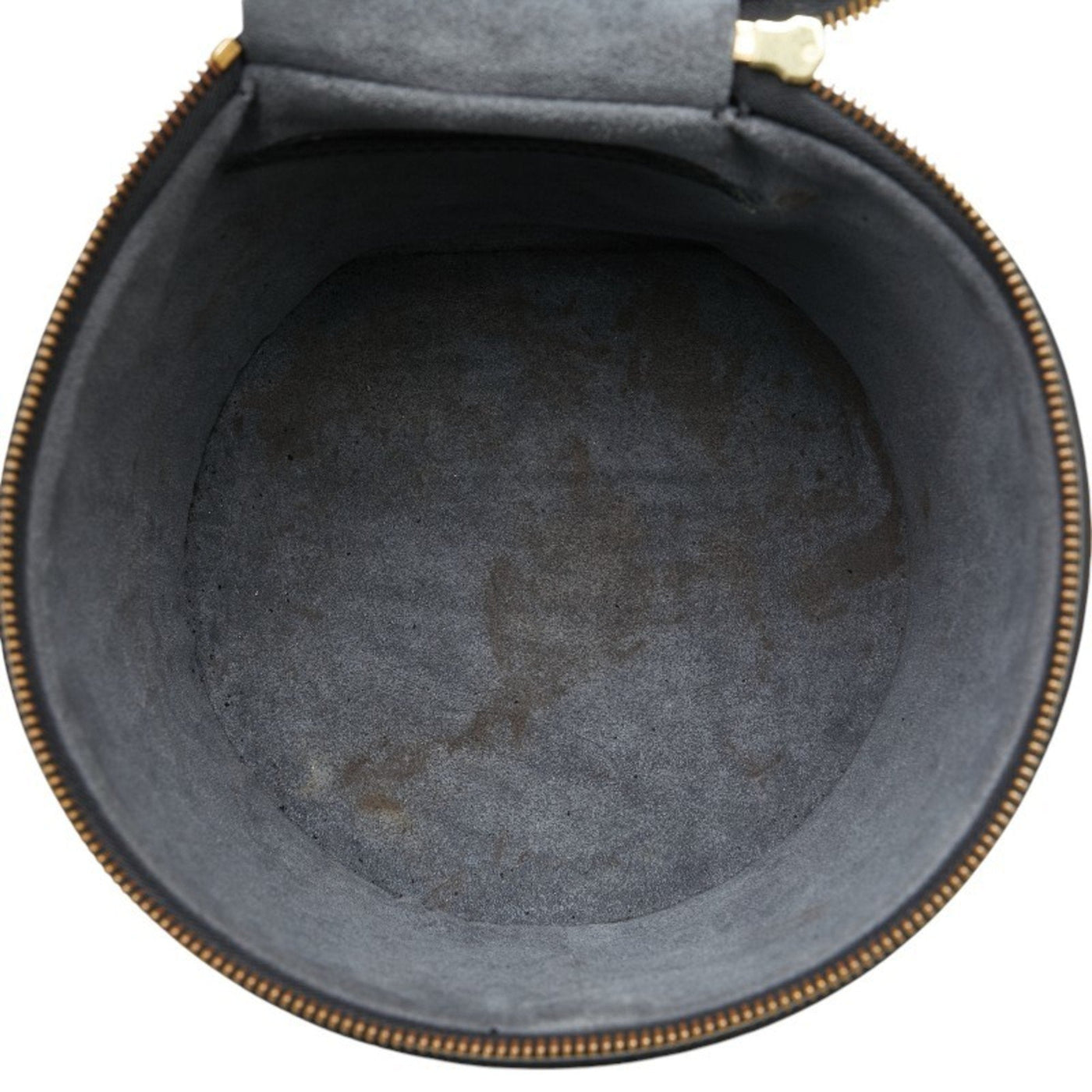 Louis Vuitton Noir Leather Handbag Vanity Bag