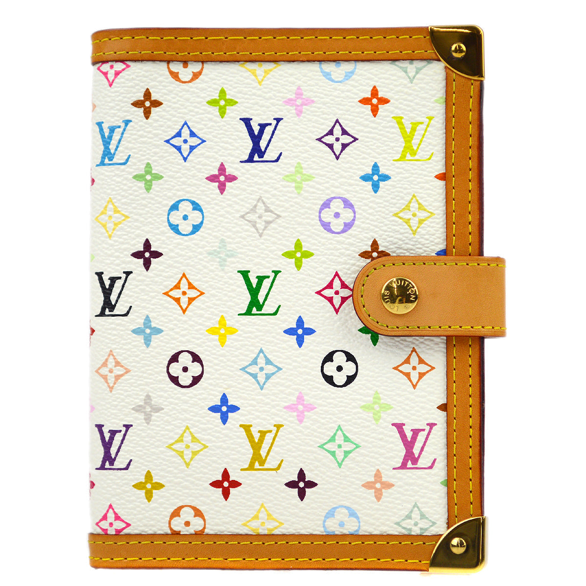Louis Vuitton Monogram Multicolor Agenda PM Notebook Cover Small Good