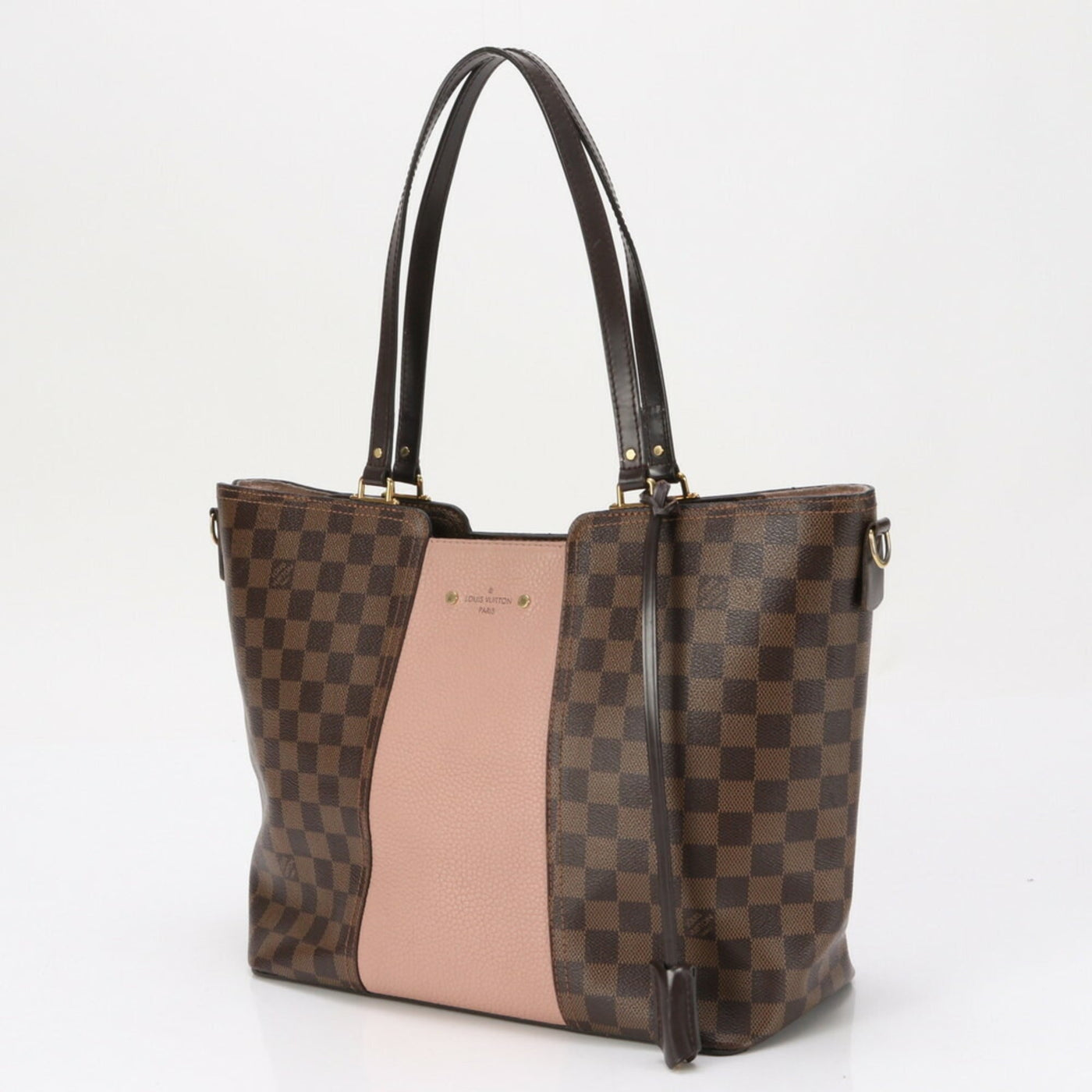 Louis Vuitton Leather Coated Canvas Handbag
