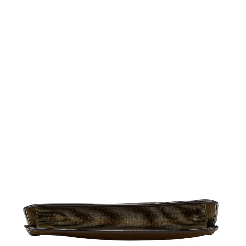Dior Nylon Leather Clutch Bag