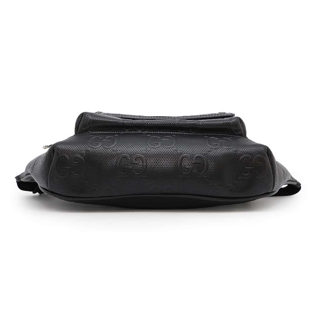GUCCI GG embossed crossbody bag Black645093 Leather - Product Image 4