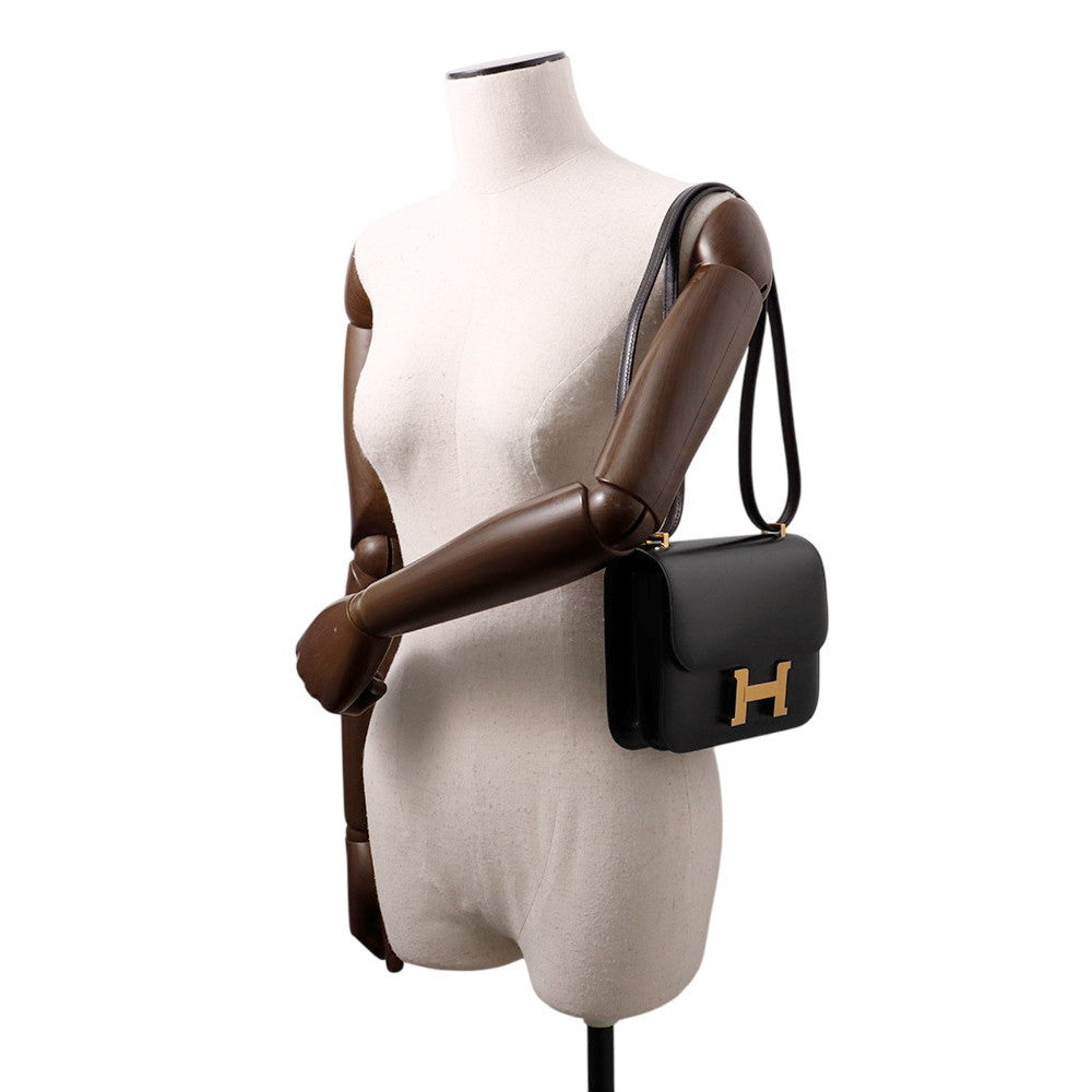 HERMES Constance 3 Miroir Black Box Calf Leather Size Mini - Product Image 4