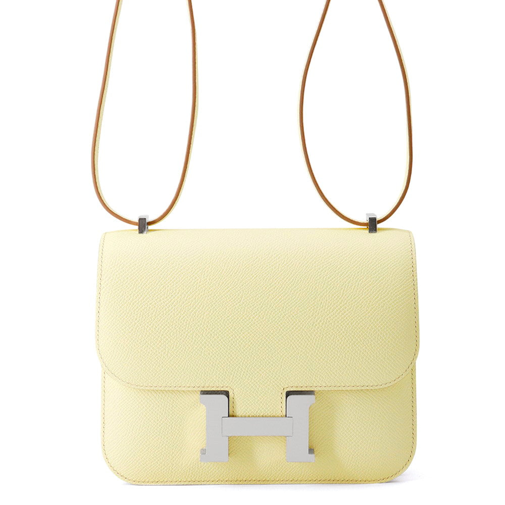 HERMES Constance 3 Miroir Jaune Milton Epsom Size Mini | Studio Nafay
