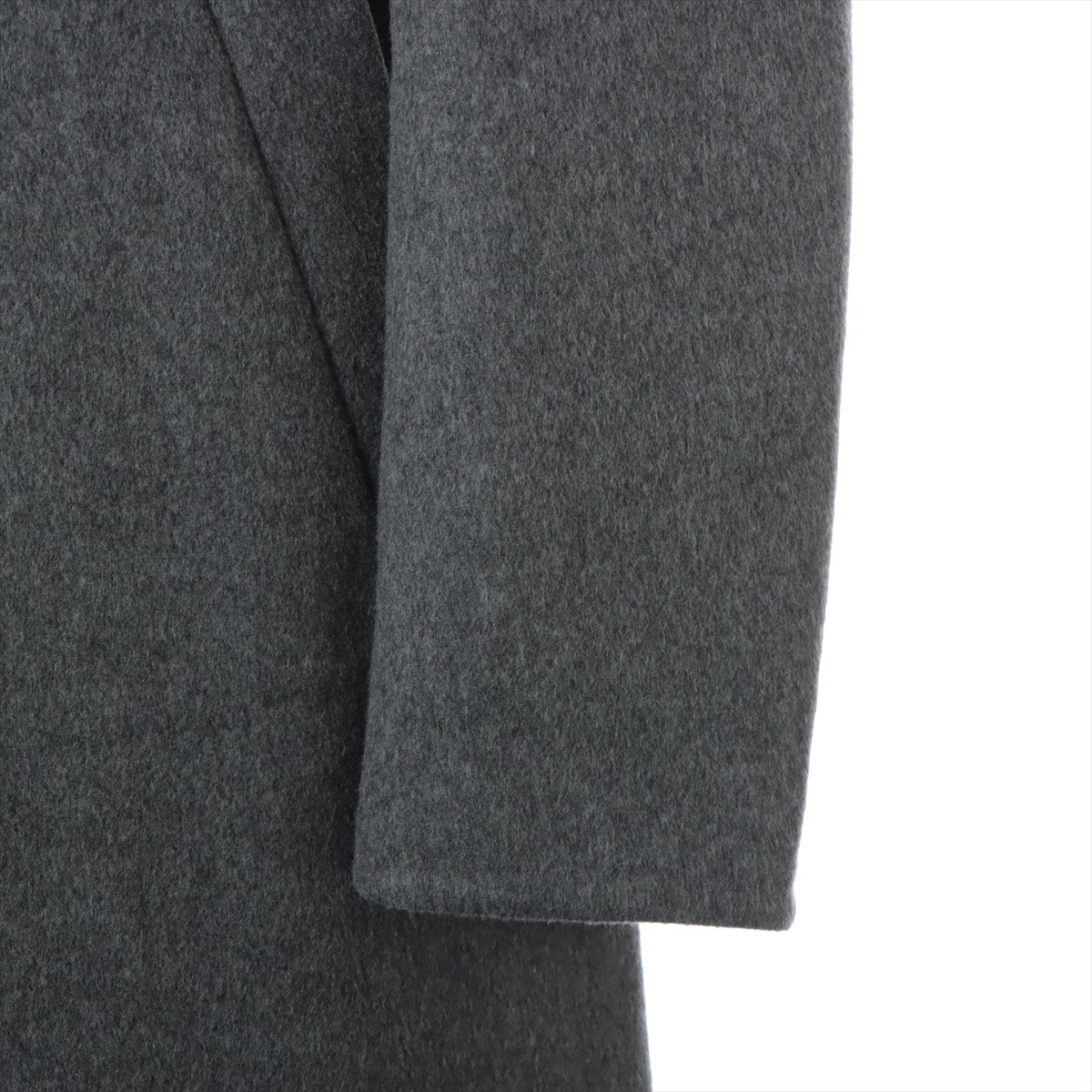 Louis Vuitton 15AW Wool x Casemira Coat 46 Grey RM152M Removable