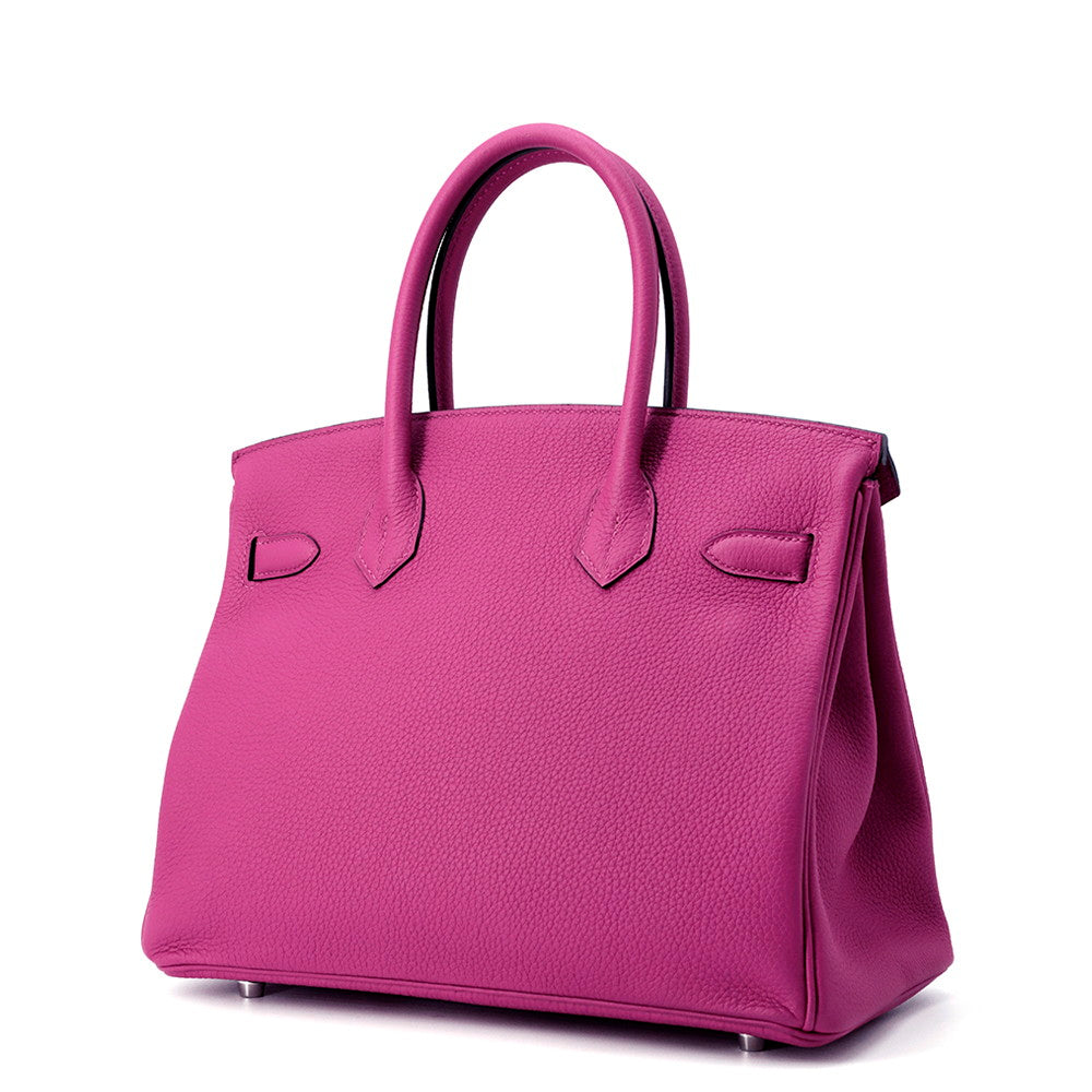 HERMES Birkin Rose Purple Togo Leather Size 30 - Product Image 2