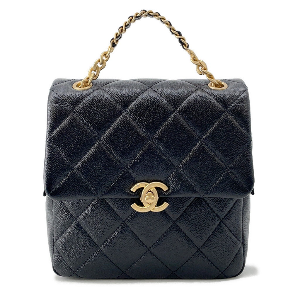 CHANEL Matelasse Chain Backpack BlackAS3108 Caviar Leather | Studio Nafay