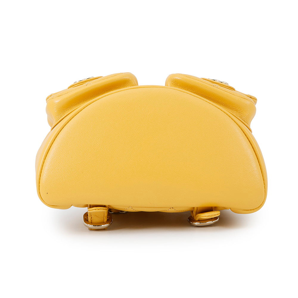 CHANEL Matelasse Backpack YellowAS3787 Calf Leather - Product Image 3