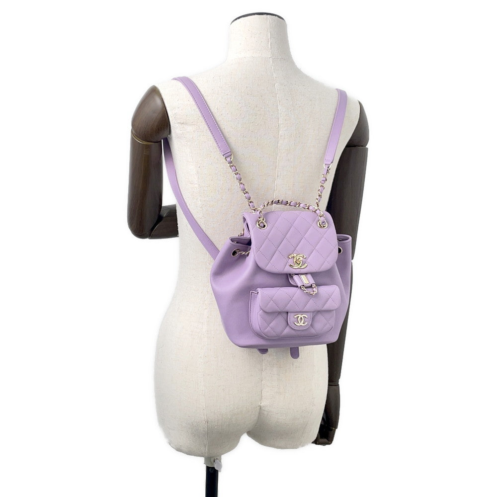 CHANEL Matelasse SmallBackpack LavenderPurpleAS2908 Calf Leather - Product Image 4