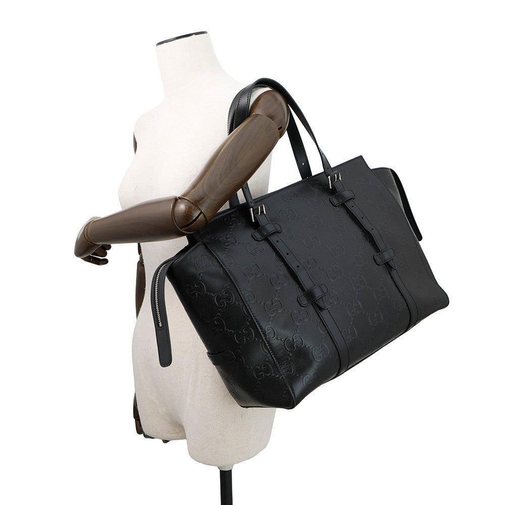 GUCCI GG embossed Tote Bag Black625774 GG emboss - Product Image 4
