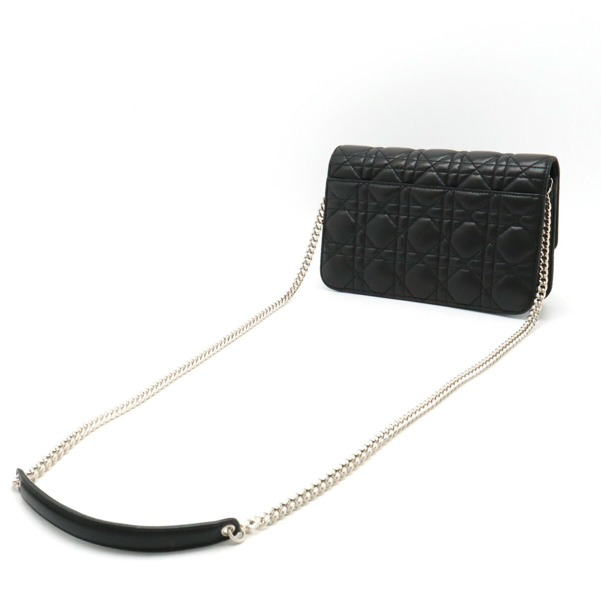 Dior Miss Dior Cannage Chain Wallet Clutch Bag