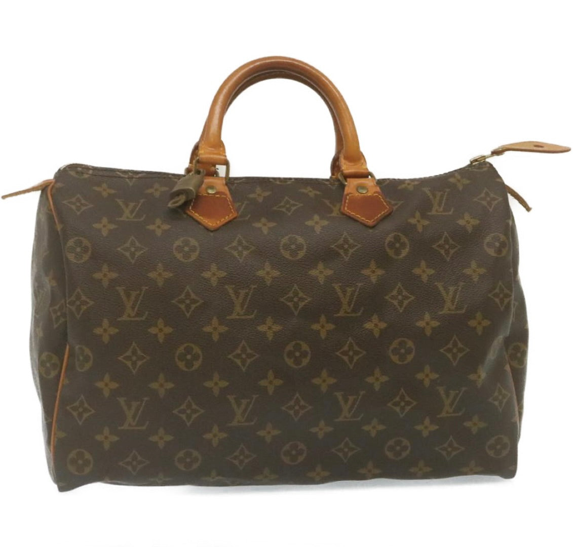 Louis Vuitton Gray Canvas Speedy 35 handbag bag - Product Image 2