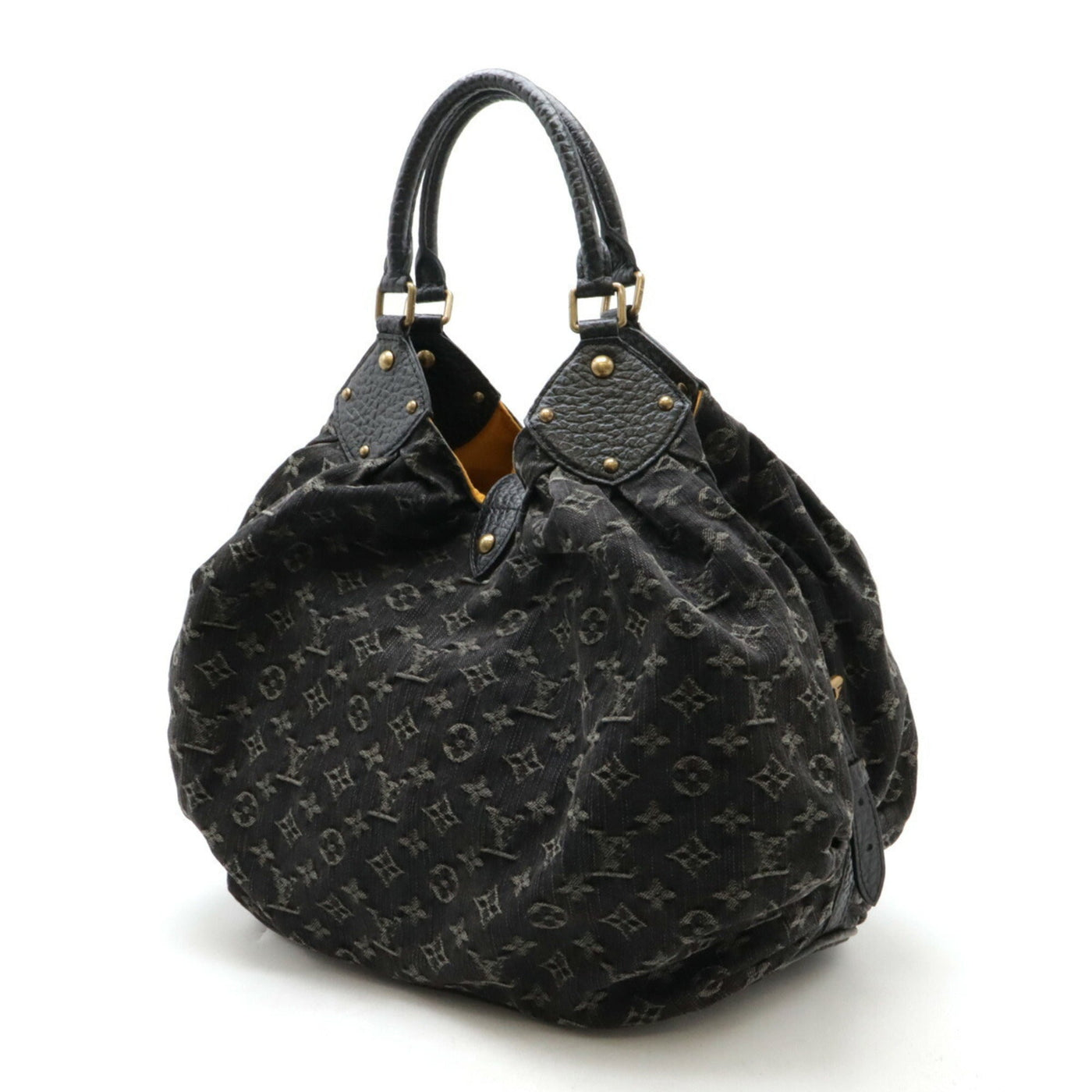 Louis Vuitton Noir Monogram blue Handbag Shoulder Bag