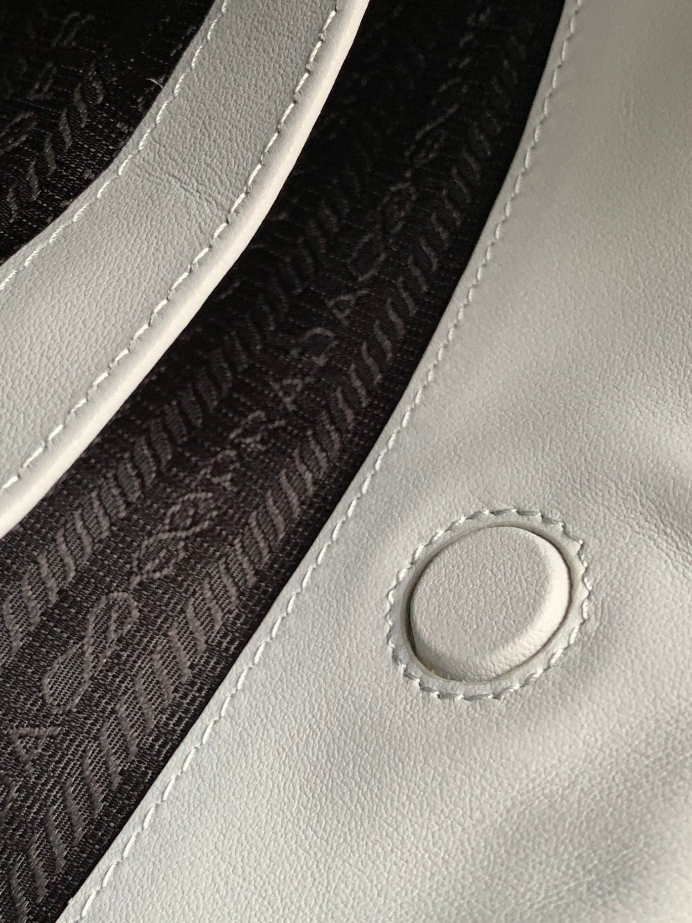 CLEO 30 GREY BRUSHED LEATHER SHOULDER BAG - Product Image 7