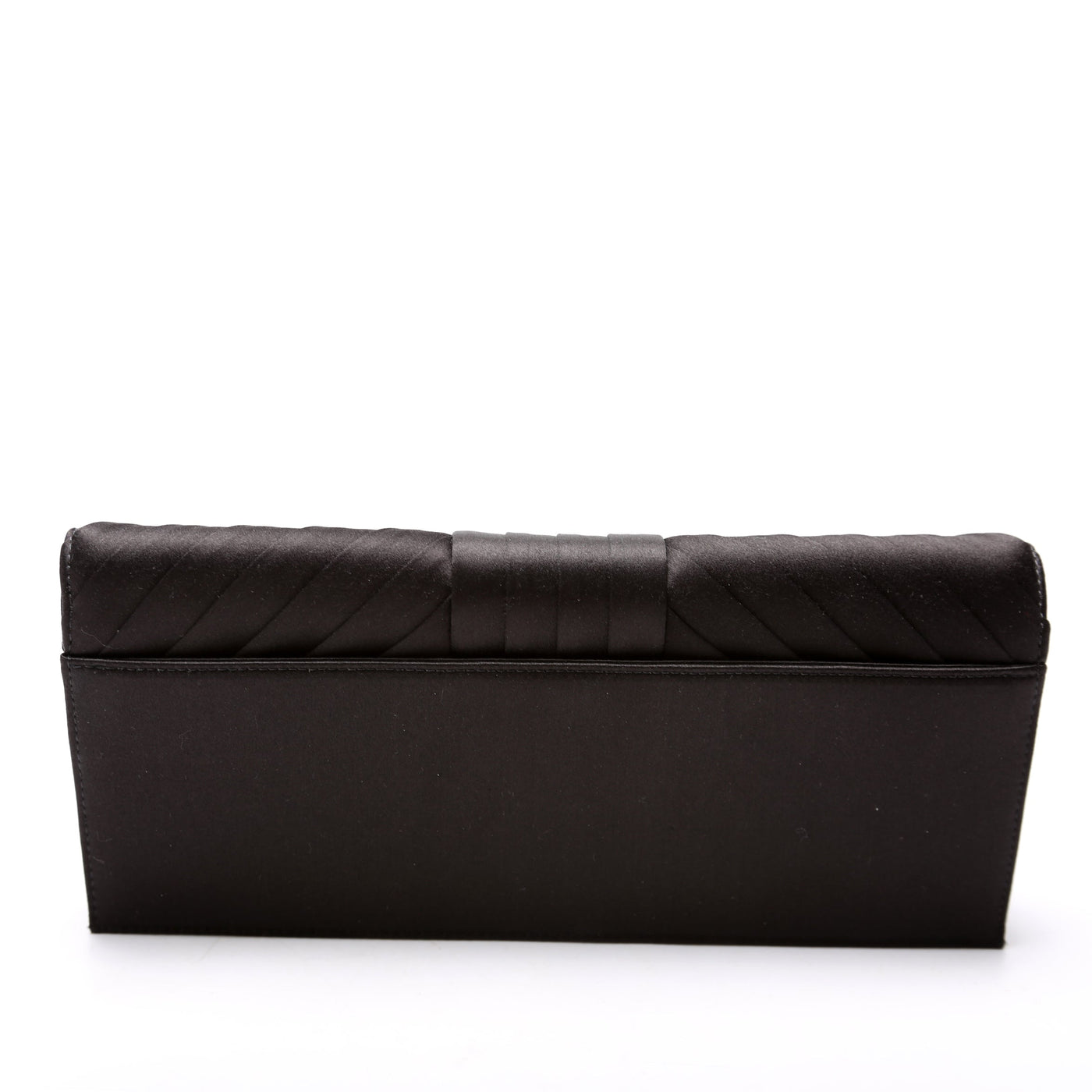 CC Flip Lock Pleated Satin Clutch 29M - Product Image 3