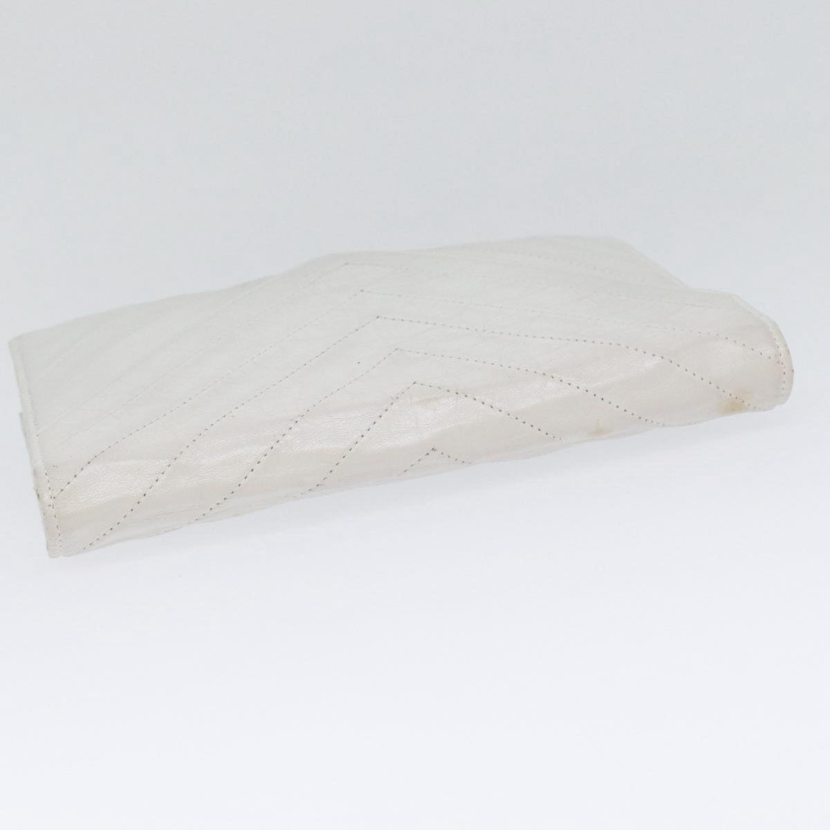 Saint Laurent Enveloppe Leather Clutch Bag () - Product Image 5