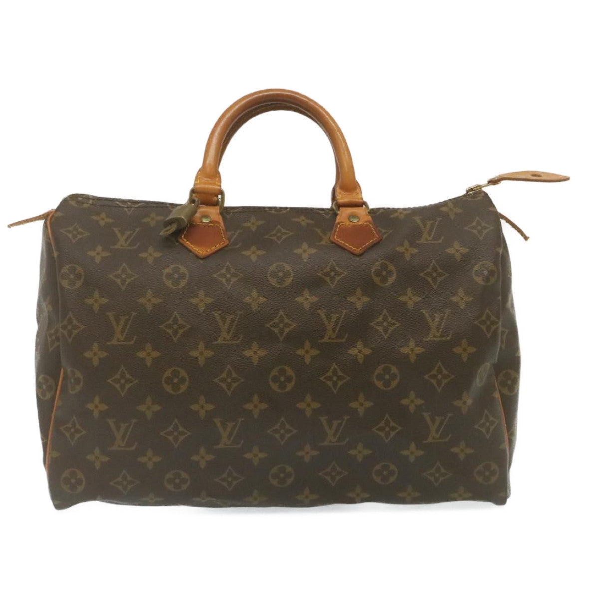 Louis Vuitton Gray Canvas Speedy 35 handbag bag | Studio Nafay