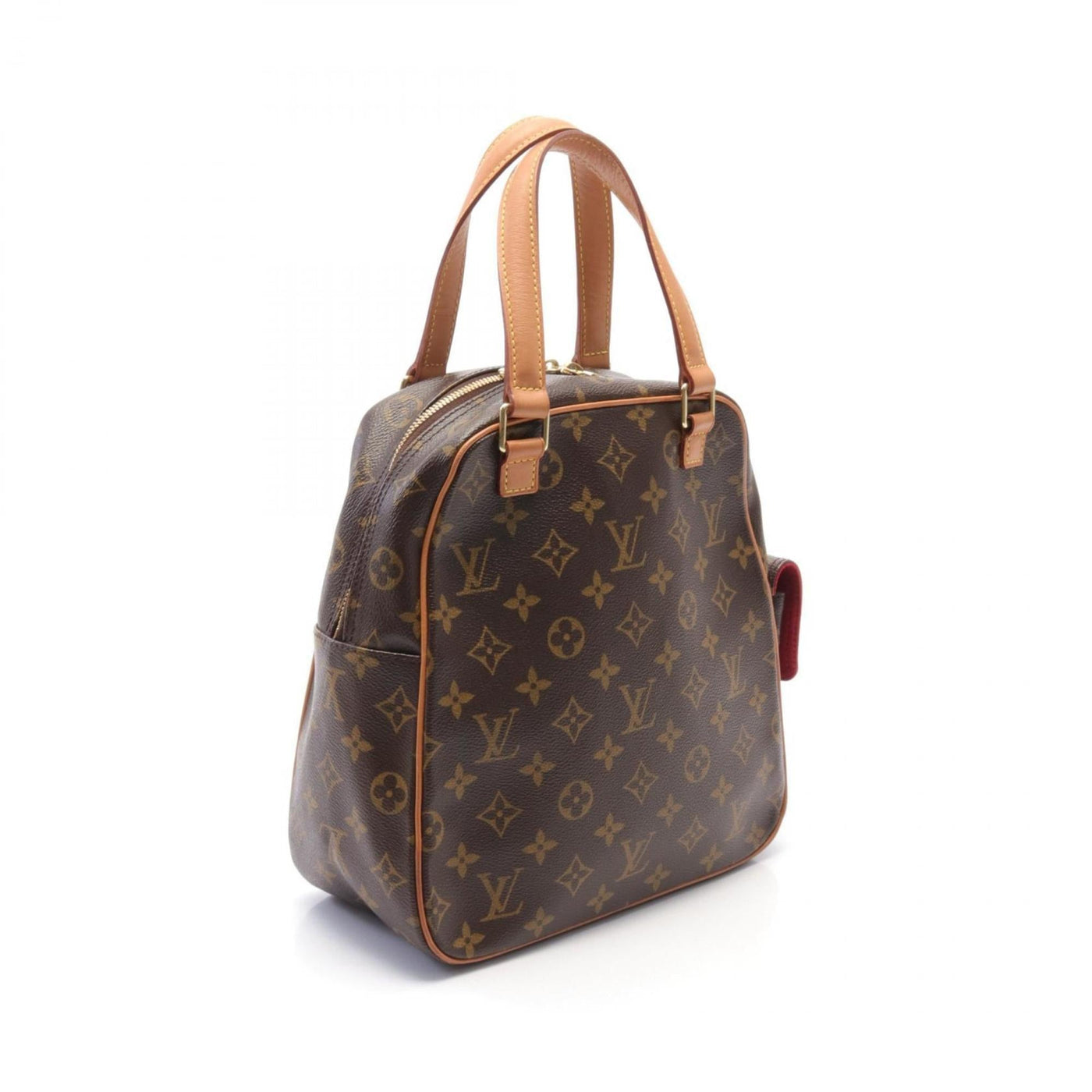 Louis Vuitton Pvc Coated Canvas Leather Handbag