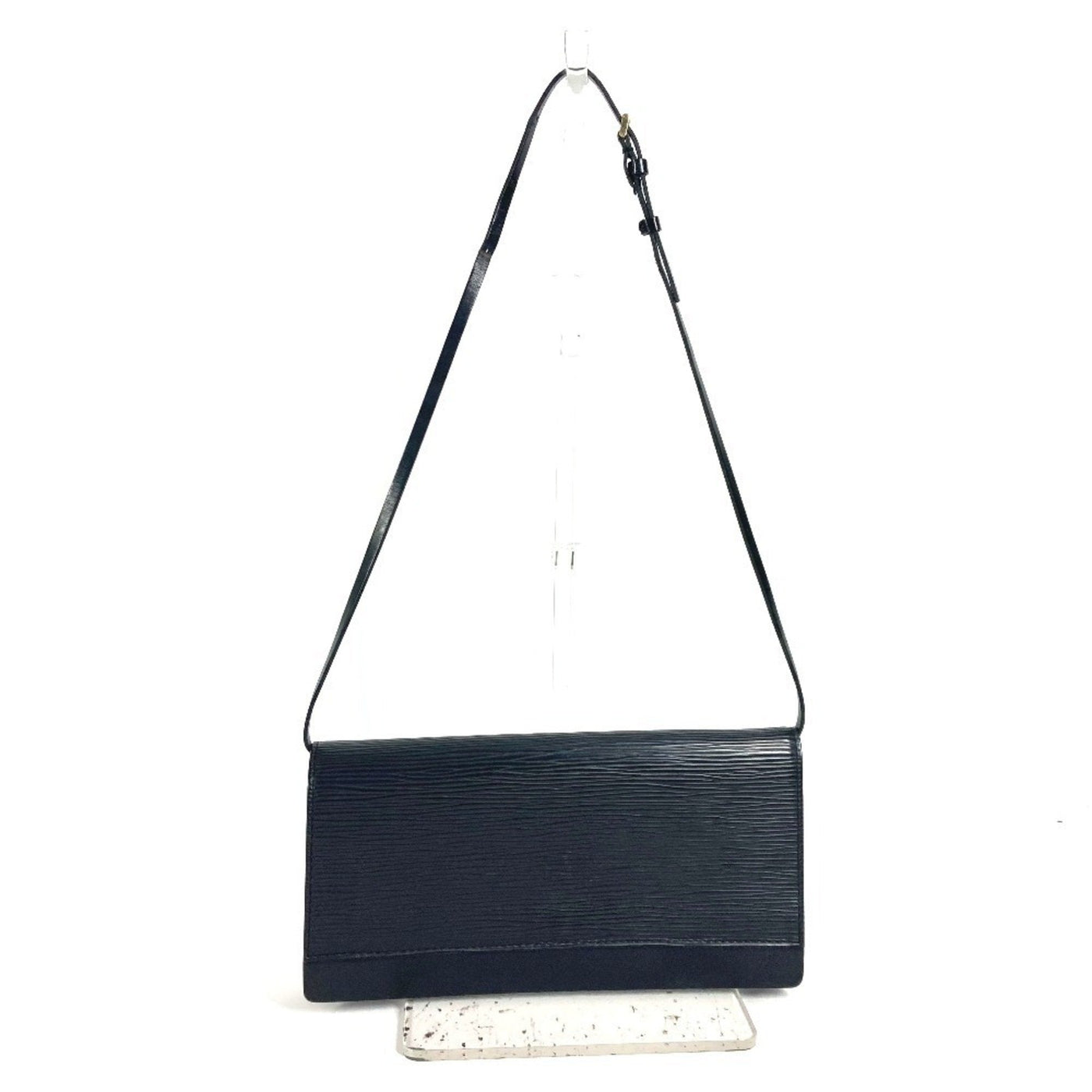 Louis Vuitton Black Epi Leather Clutch Bag Shoulder Bag ( ) | Studio Nafay
