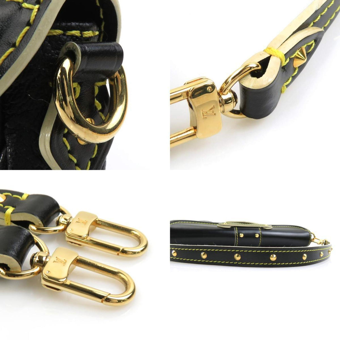 Louis Vuitton Noir Leather Clutch Bag Handbag ( ) - Product Image 4