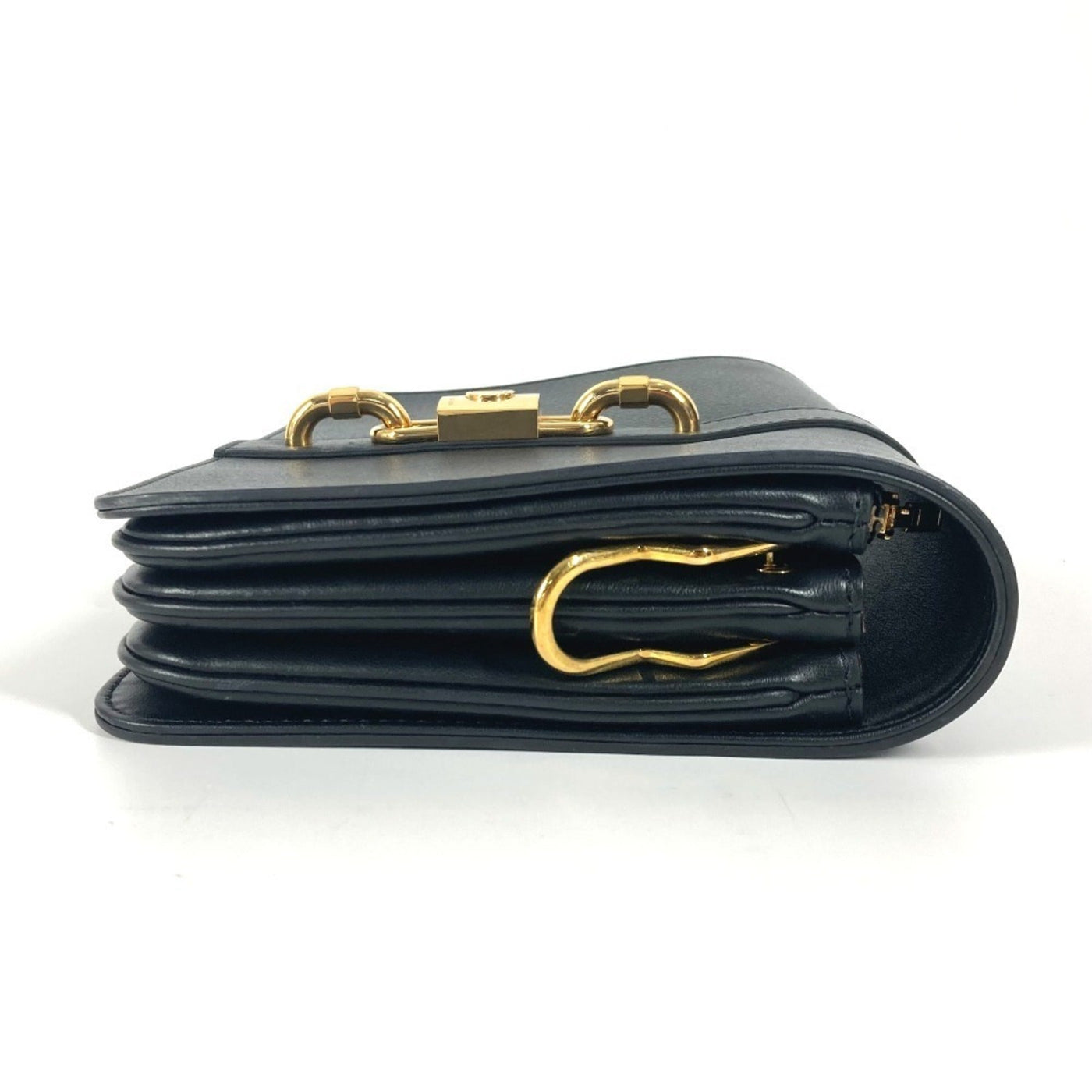 Louis Vuitton Black Gold Noir Leather Clutch Bag Shoulder Bag ( ) - Product Image 4