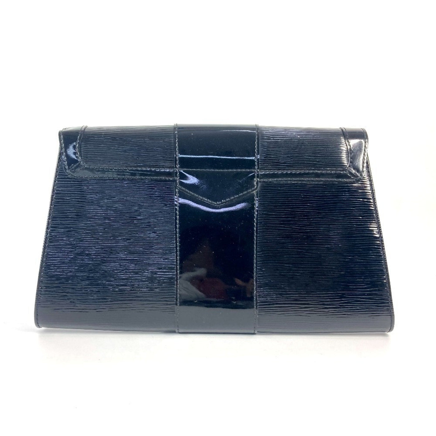 Louis Vuitton Black Noir Leather Clutch Bag Handbag Shoulder Bag ( ) - Product Image 2
