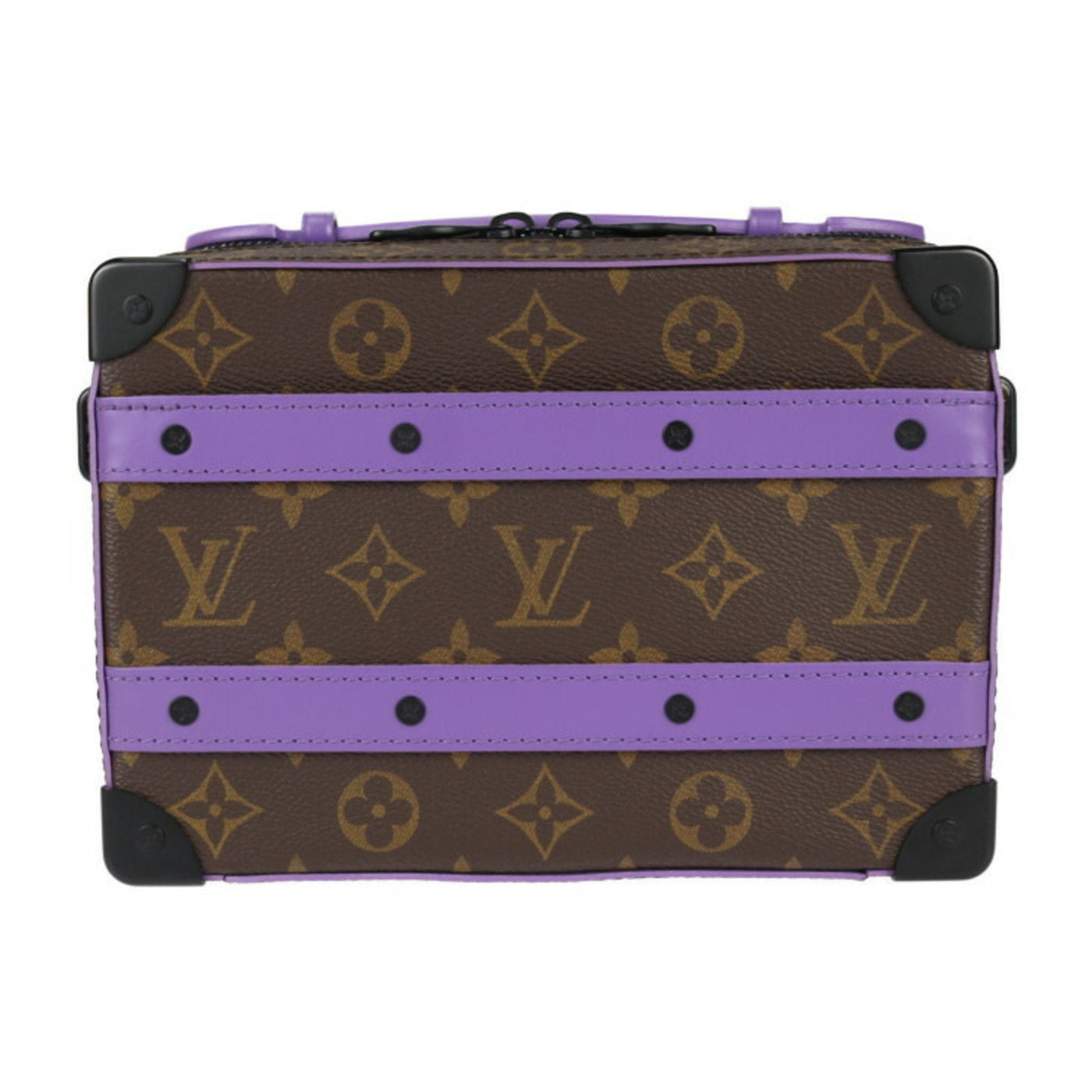 Louis Vuitton Brown Purple Pvc Leather Clutch Bag Handbag Pochette Shoulder Bag ( ) - Product Image 2