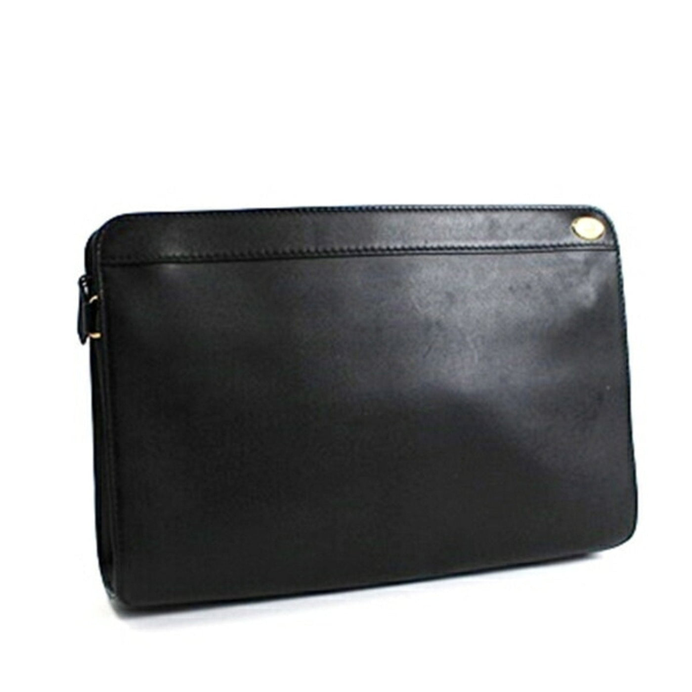 Dunhill Black Brown Leather Clutch Bag ( ) - Product Image 2