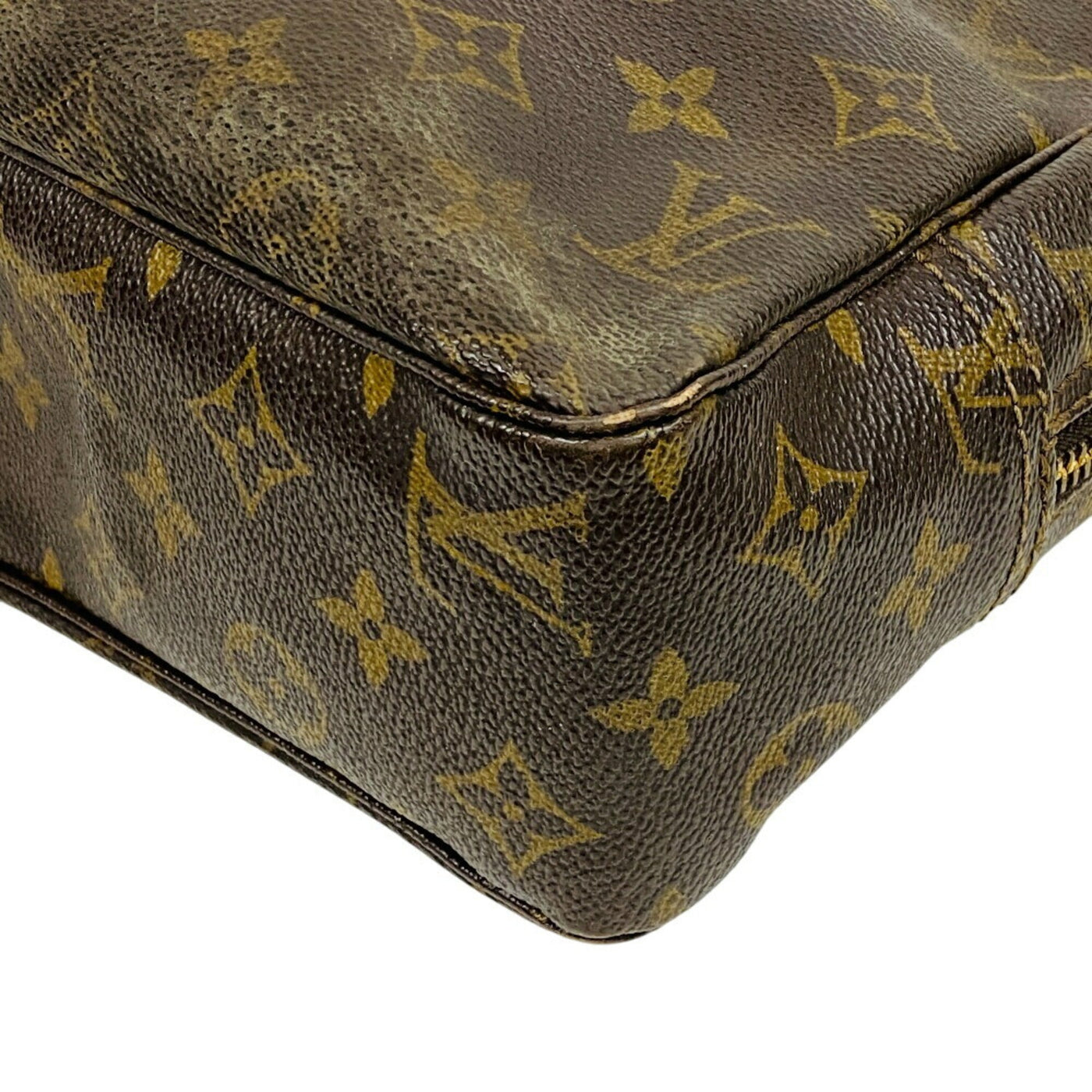 Louis Vuitton Brown Leather Clutch Bag ( ) - Product Image 3