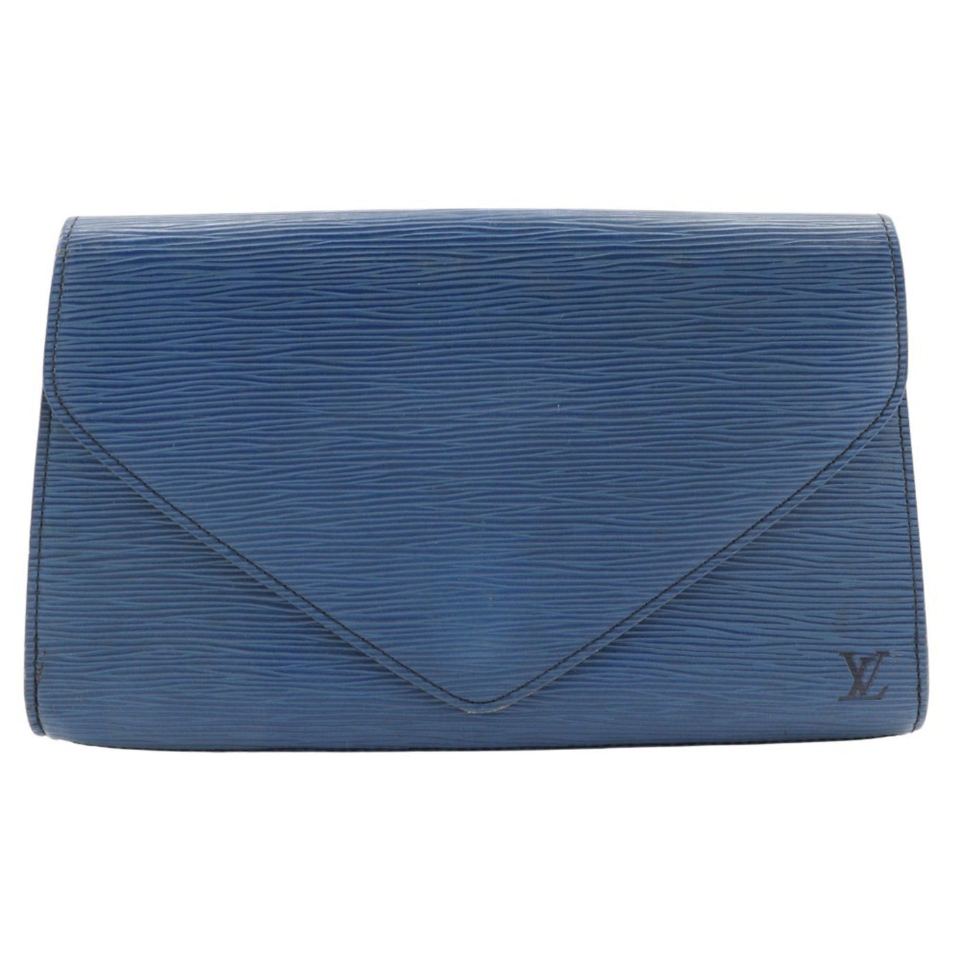 Louis Vuitton Blue Toledo Blue Epi Leather Clutch Bag ( ) | Studio Nafay