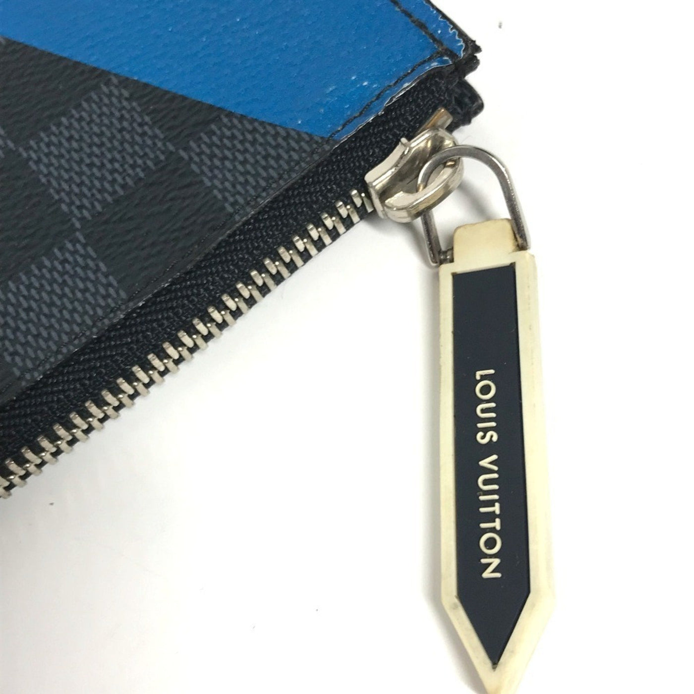 Louis Vuitton Black Red Color White Damier Graphite Clutch Bag Pochette Pouch ( ) - Product Image 3