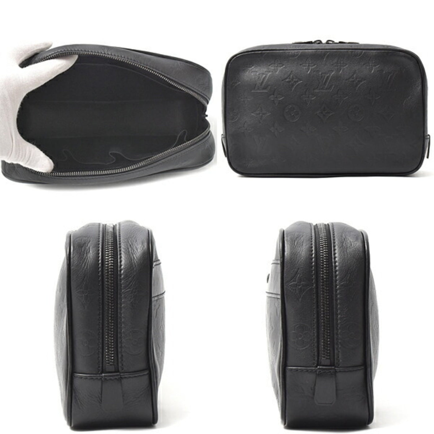 Louis Vuitton Monogram Shadow Noir Monogram Shadow Clutch Bag ( ) - Product Image 2
