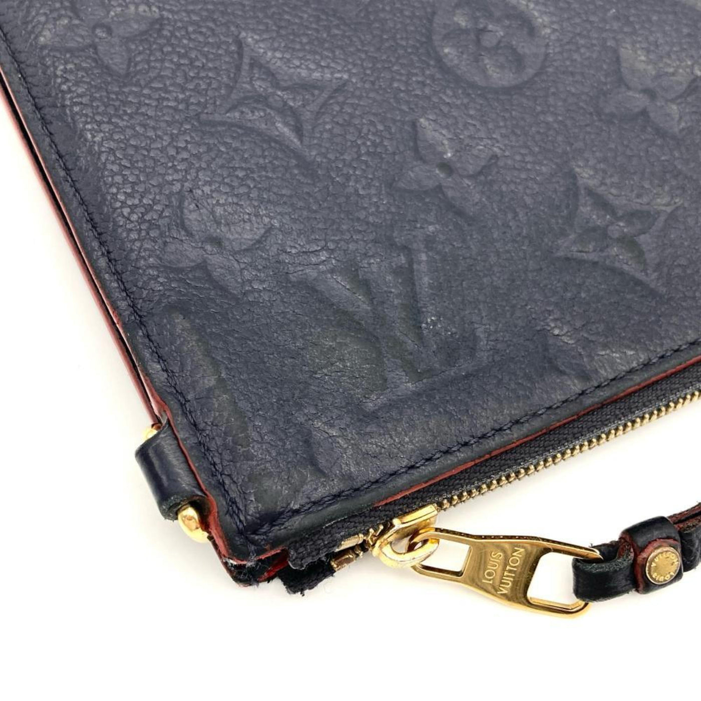 Louis Vuitton Marine Rouge Navy Monogram Empreinte Clutch Bag Pochette ( ) - Product Image 4