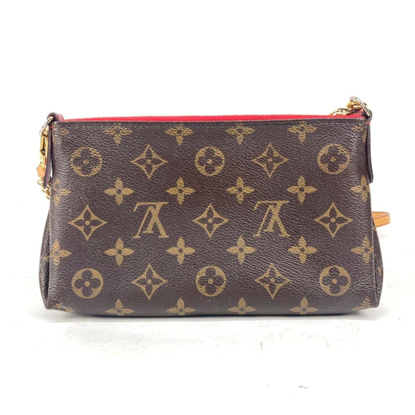 Louis Vuitton Brown Red Color Monogram Canvas Clutch Bag Shoulder Bag ( ) - Product Image 2