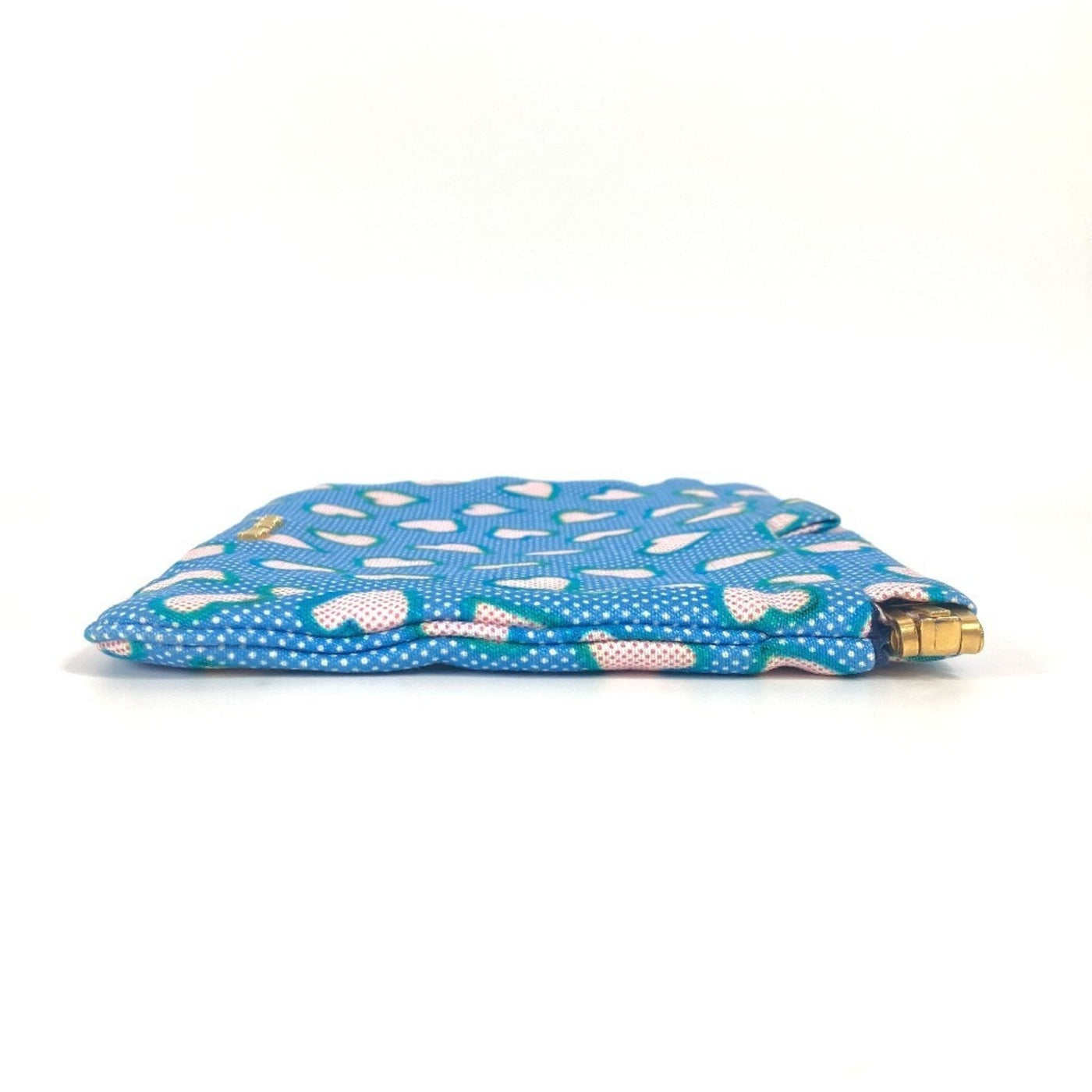 Miu Miu Blue Pink Canvas Clutch Bag Pouch ( ) - Product Image 3