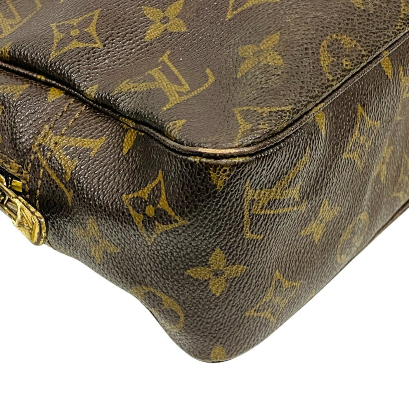 Louis Vuitton Brown Leather Clutch Bag ( ) - Product Image 4