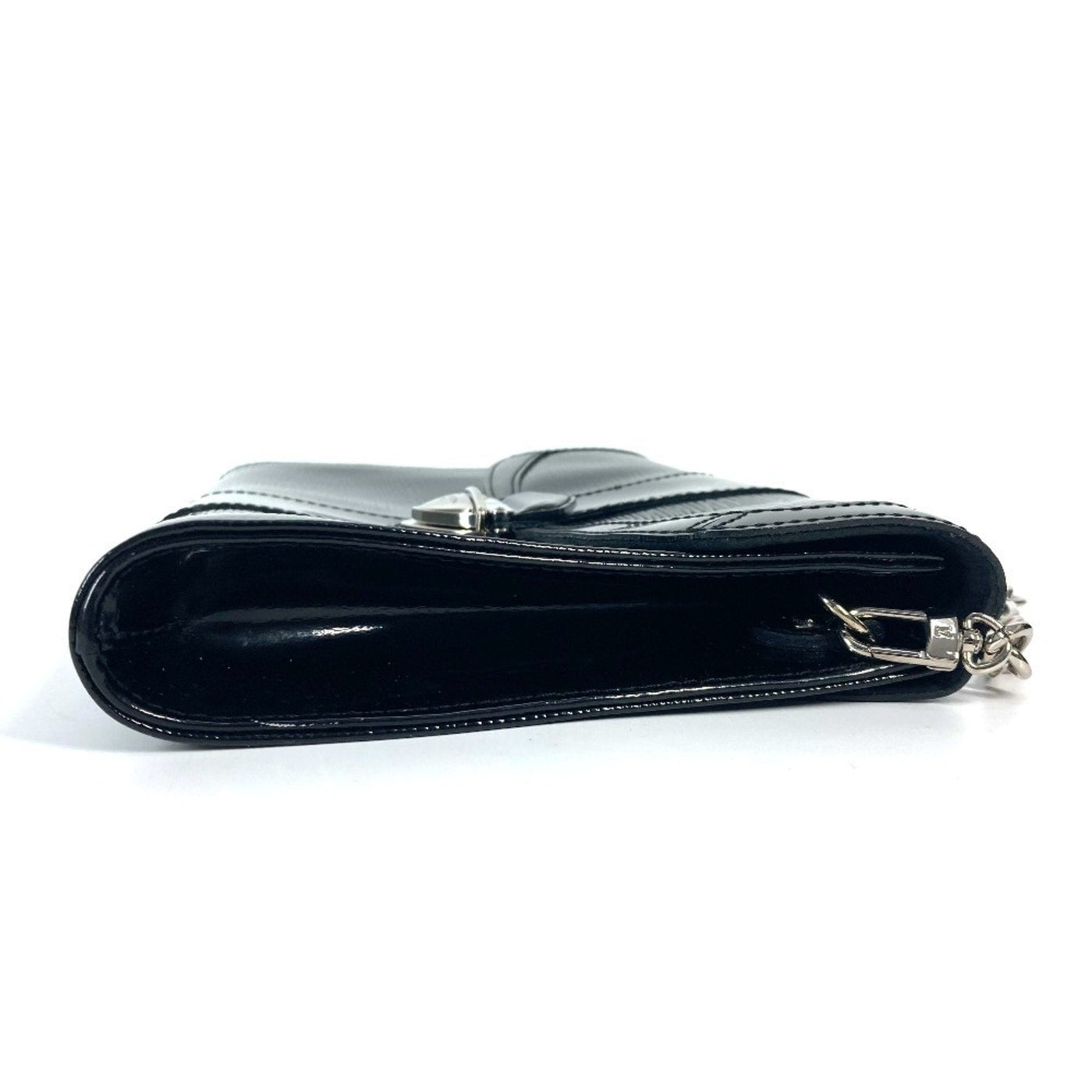 Louis Vuitton Black Noir Leather Clutch Bag Handbag Shoulder Bag ( ) - Product Image 4