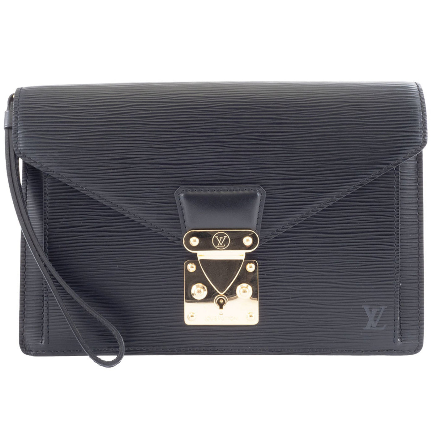 Louis Vuitton Epi Black Or Epi Leather Clutch Bag ( ) | Studio Nafay