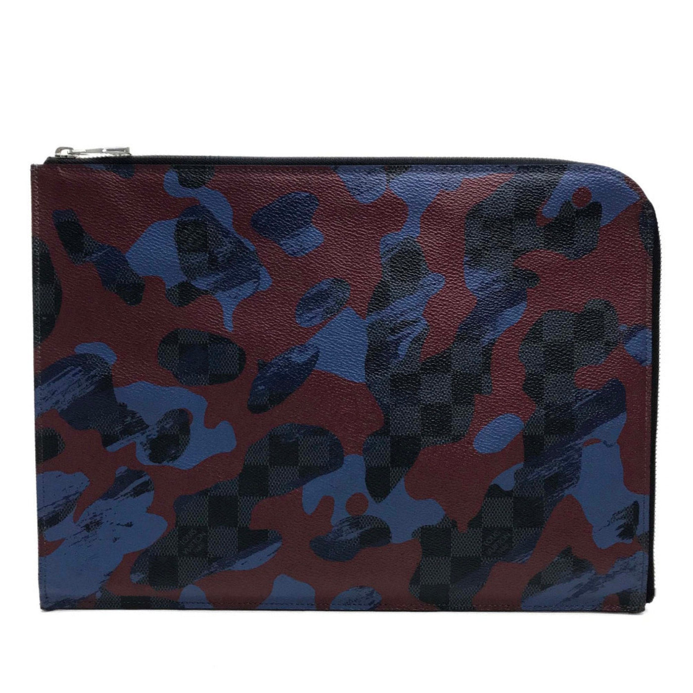 Louis Vuitton Camouflage Multi-Color Damier Graphite Clutch Bag Pochette Pouch ( ) | Studio Nafay