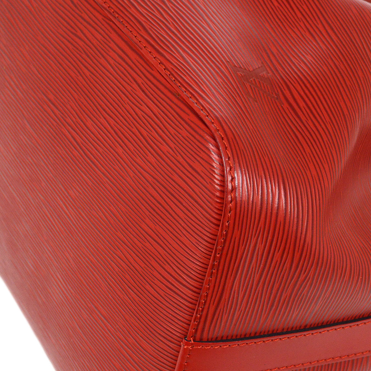 LOUIS VUITTON PETIT NOE RED EPI 01045