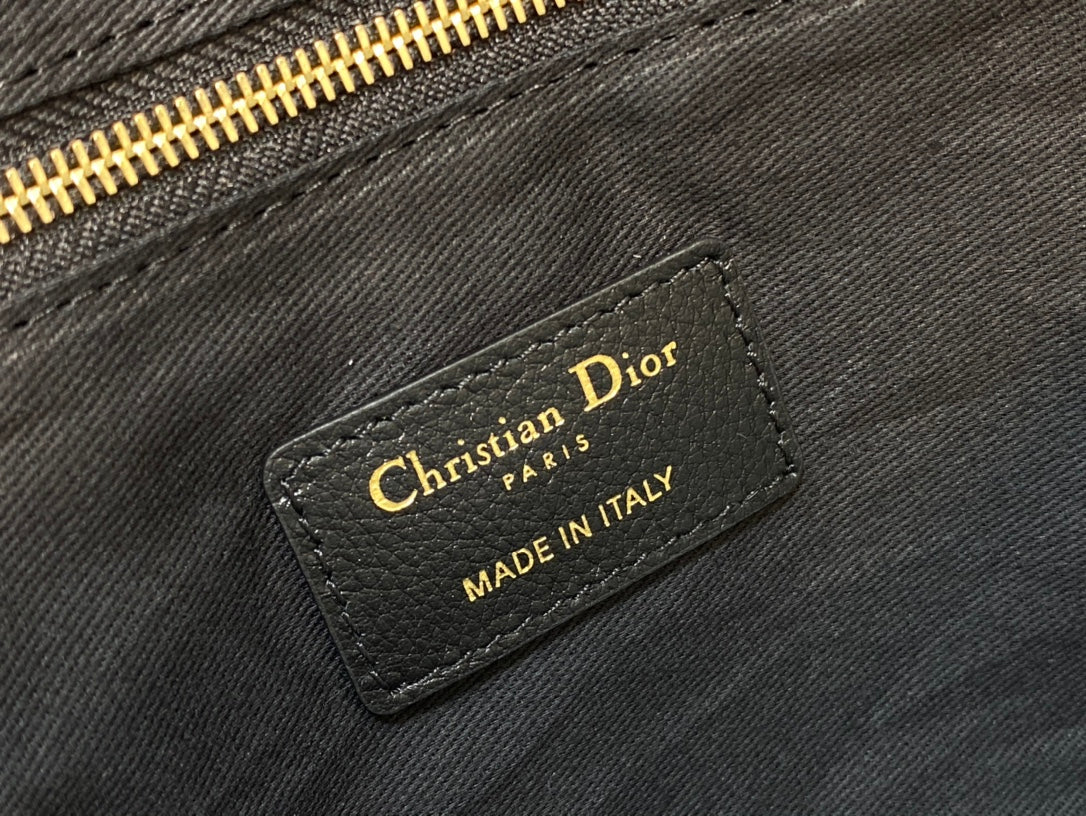 cd large caro daily black calfskin pouch - Product Image 3