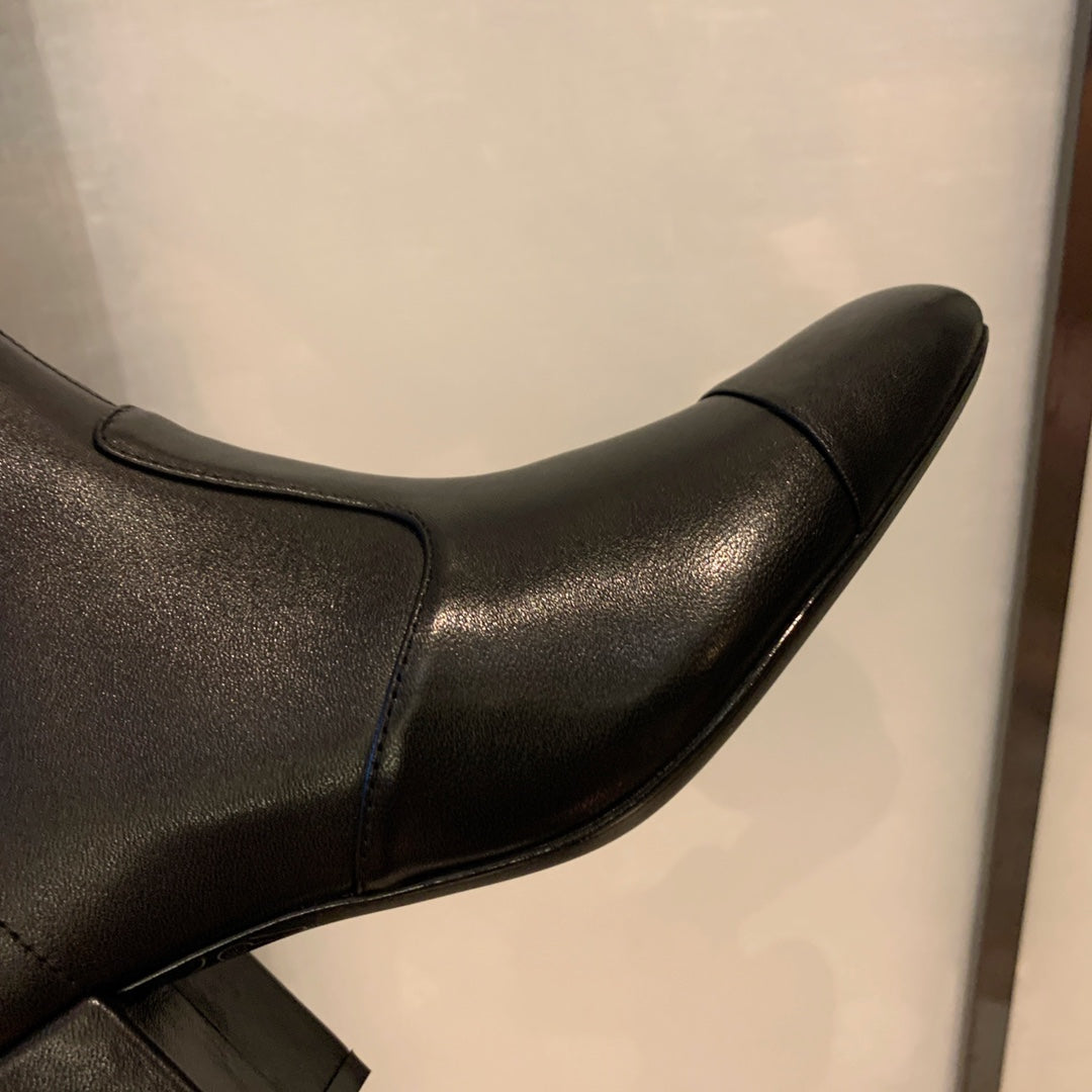 CC Short Boots 50mm In Black Lambskin 940078 - Product Image 4