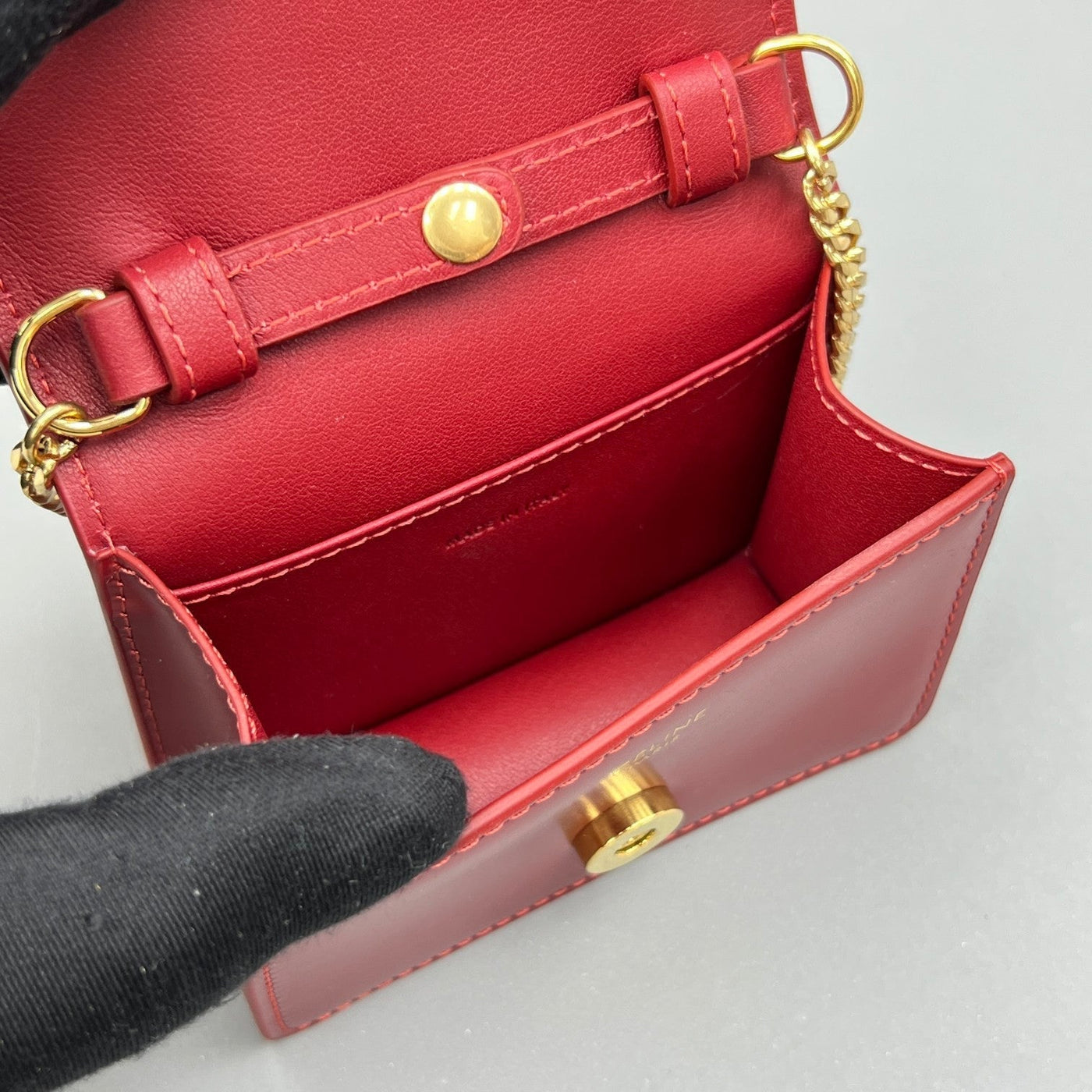 CUIR TRIPHOME 11 CHERRY RED CALFSKIN - Product Image 8