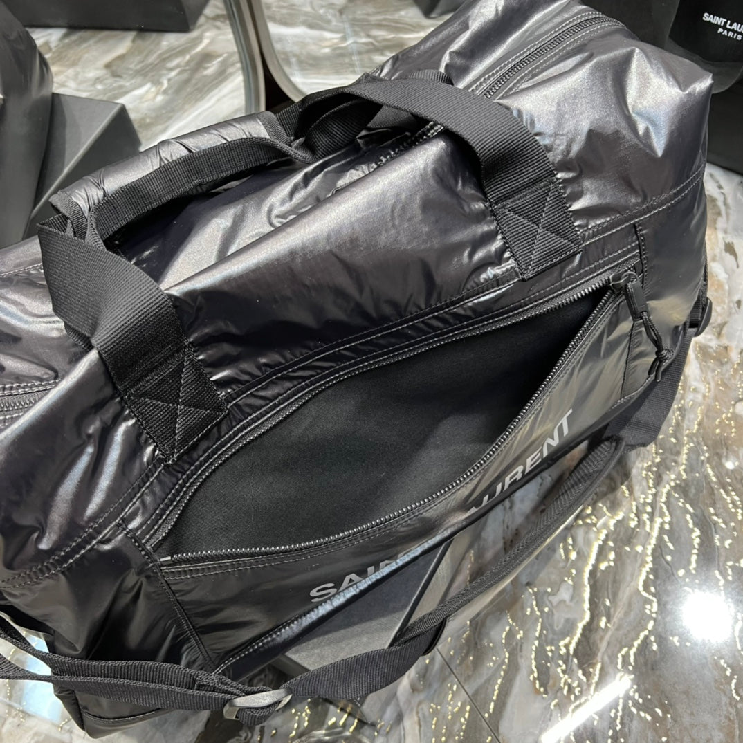 TRAVEL TOTE BAG 50 IN BLACK POLISHED NYLON - Product Image 3