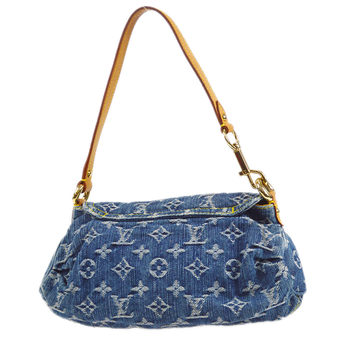 LOUIS VUITTON MINI PRETTY MONOGRAM DENIM in Blue
