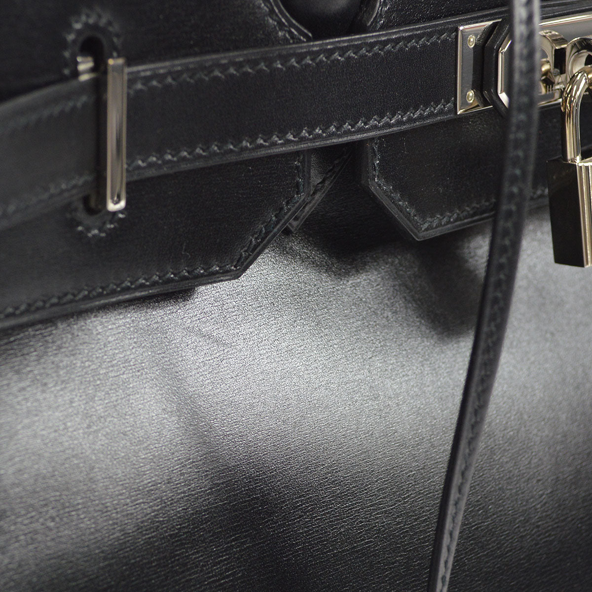 HERMES BIRKIN 35 Black Box Calf - Product Image 4