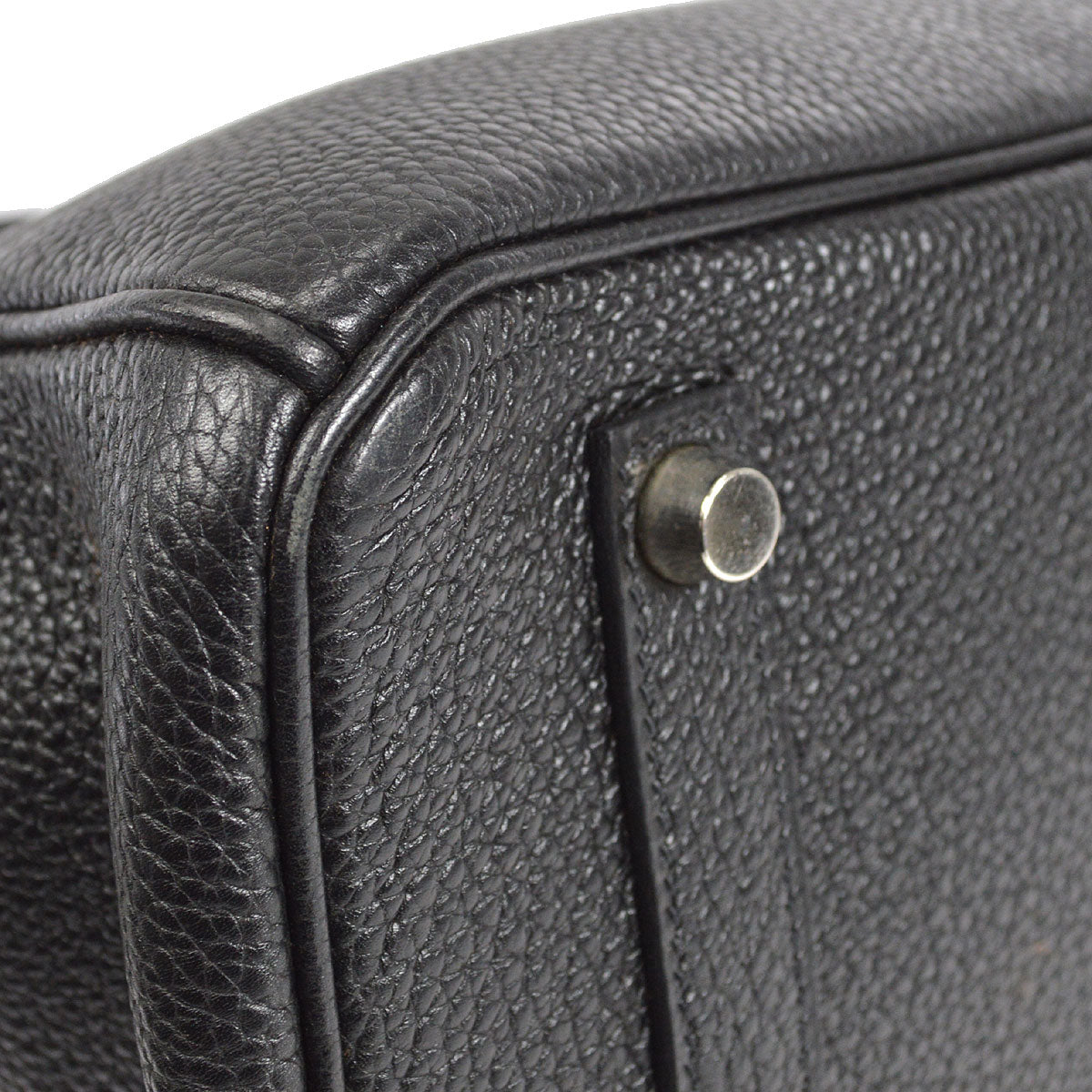 HERMES BIRKIN 35 Handbag Black Veau Crispe Togo - Product Image 4