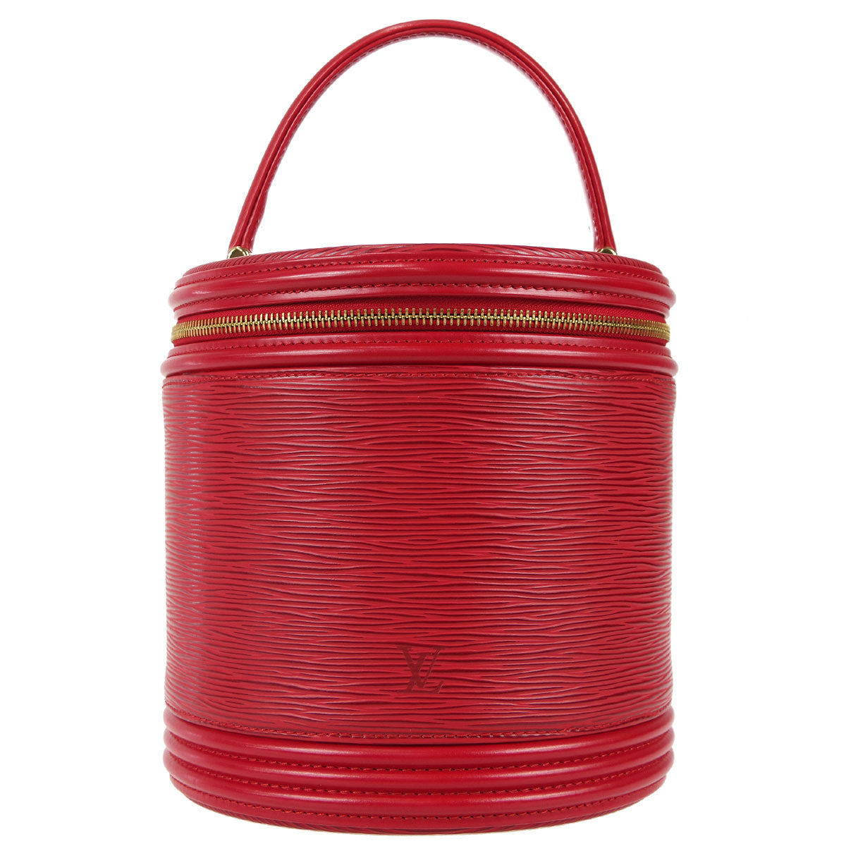 Louis Vuitton Cannes Vanity Handbag Red Epi