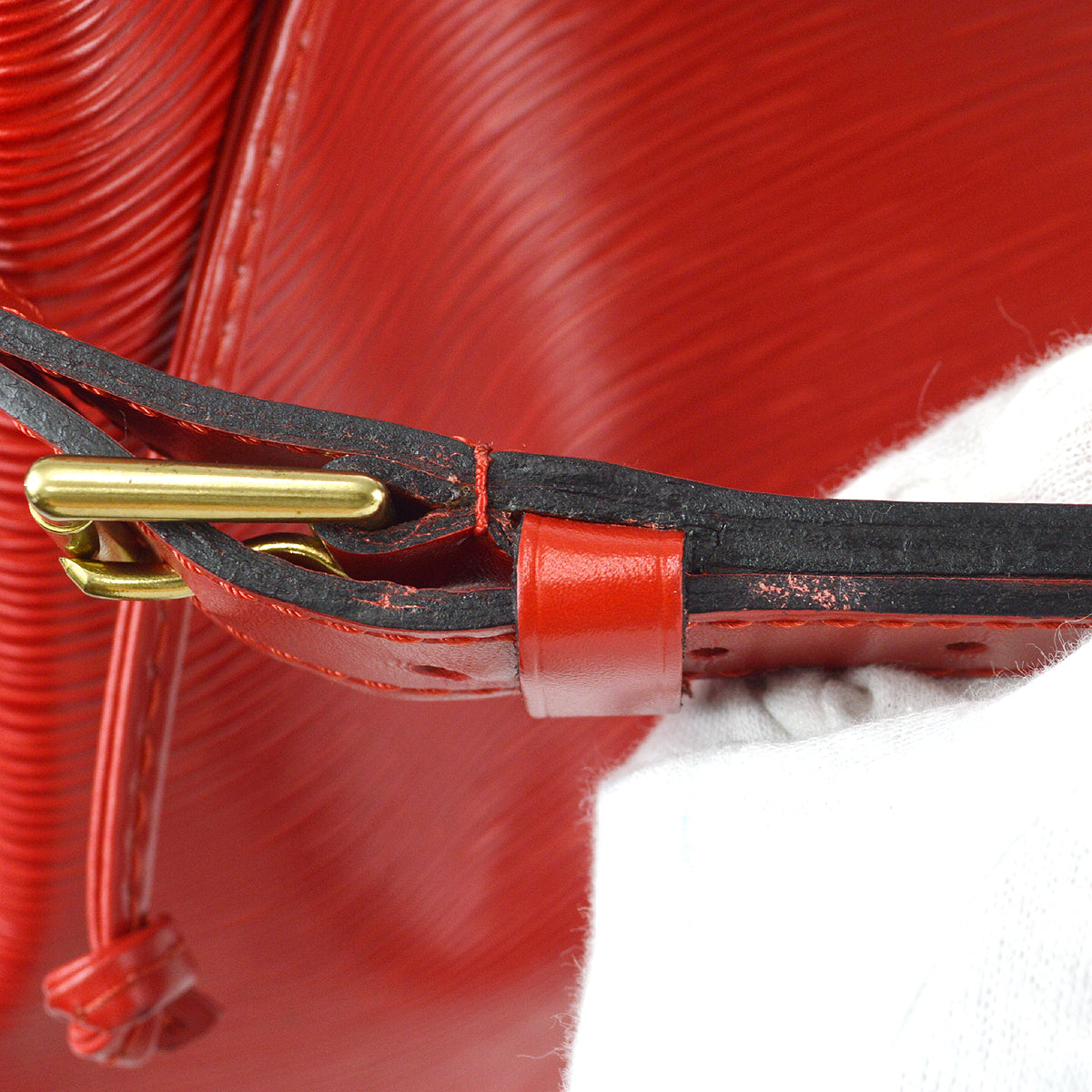 Louis Vuitton Petite Noe Red Epi